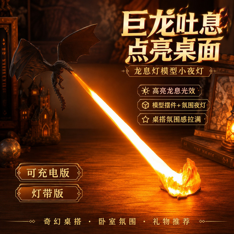 【In-stock direct delivery】Dragon Breath Lamp, TikTok version, high-brightness dragon breath lamp model, small night light, flying dragon night light 【In-stock direct delivery】Dragon Breath Lamp, TikTok version, high-brightness dragon breath lamp model, small night light, flying dragon night light
