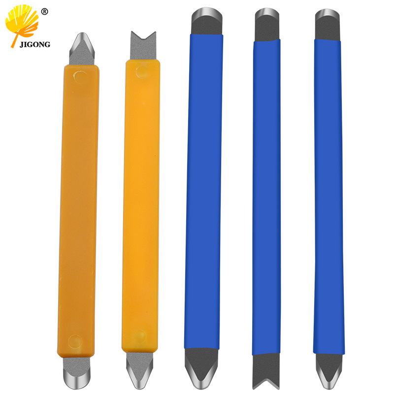 钨钢压缝棒 瓷砖美缝施工工具刮片 阴阳角压缝棒 美缝压边清缝器