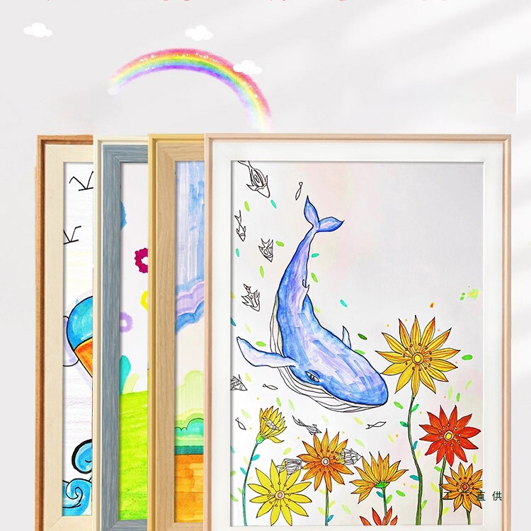 Scandinavian Picture Frame Framed Kidsren's A4 Painting Display Photo Frame Wall Hanging Empty Frame 4K Open 8K Oil Painting Frame Art Work A3 Scandinavian Picture Frame Framed Kidsren's A4 Painting Display Photo Frame Wall Hanging Empty Frame 4K Open 8K Oil Painting Frame Art Work A3