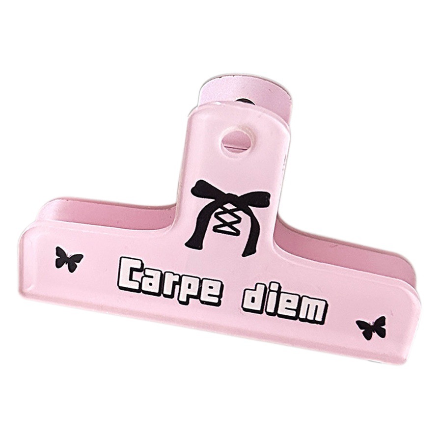 Tengyi original multi-funcional clip de acrílico ins lindo simple diario de almacenamiento de papel Carpeta de clip de cola larga