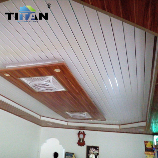 Techo de PVC de transferencia de calor de la cocina de plástico de la rejilla del techo