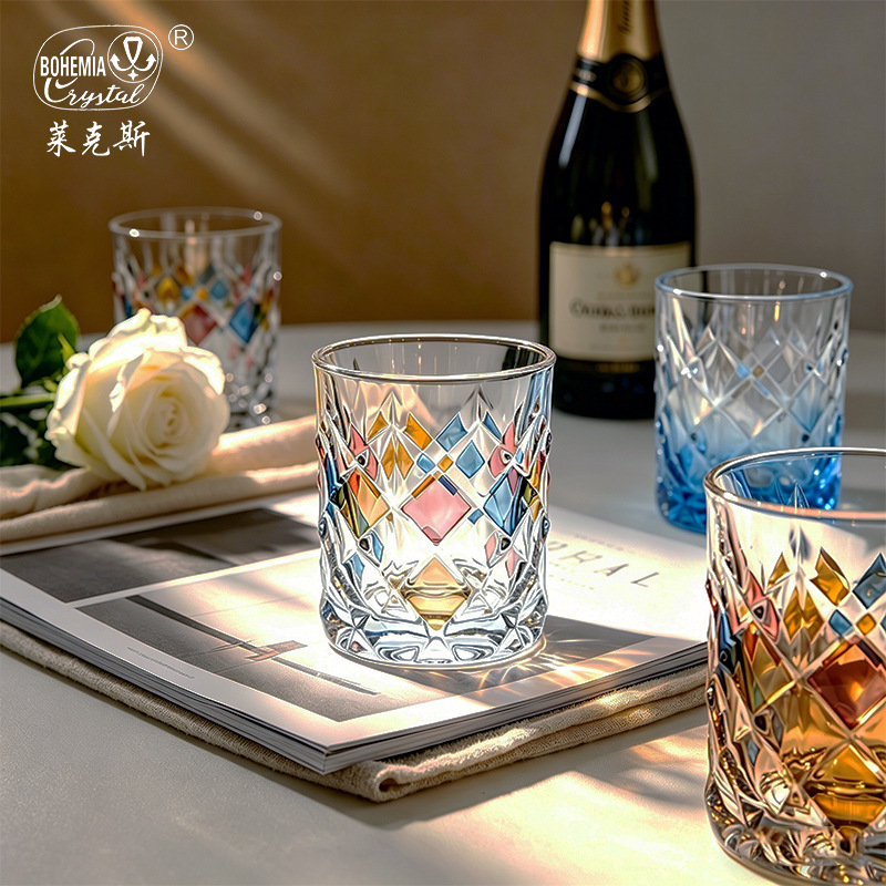 Tazas de whisky importadas de la República Checa, tazas de cristal de alta calidad, tazas de vino caseras, tazas de cerveza de vidrio, licencia de importación