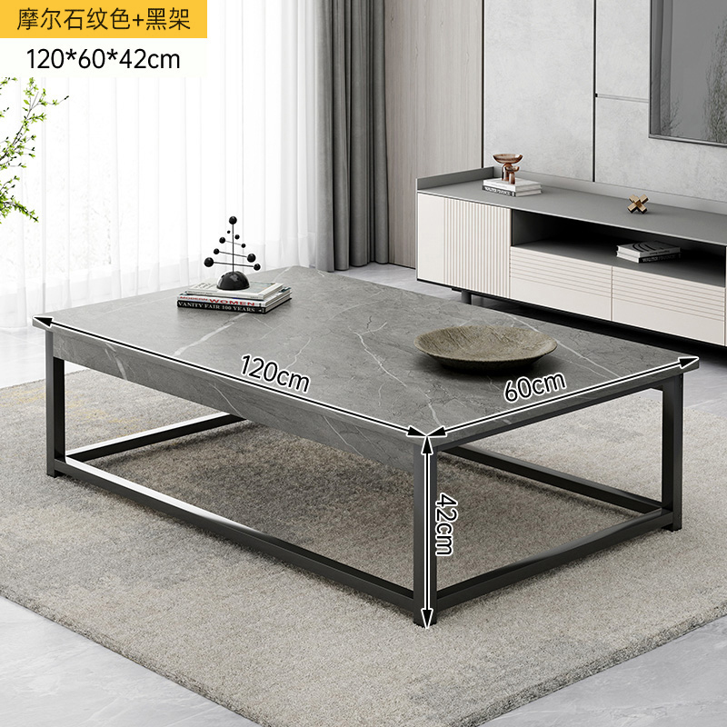 Mesa de té sala de estar pequeña mesa de casa simple alquiler de casa sofá simple mesa de té de balcón de lujo moderno