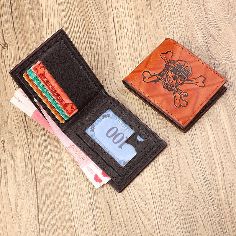 Craneos de minería caliente transfronteriza mini multifuncional doble billetera de cambio plegable bolsas de tarjetas de almacenamiento en stock