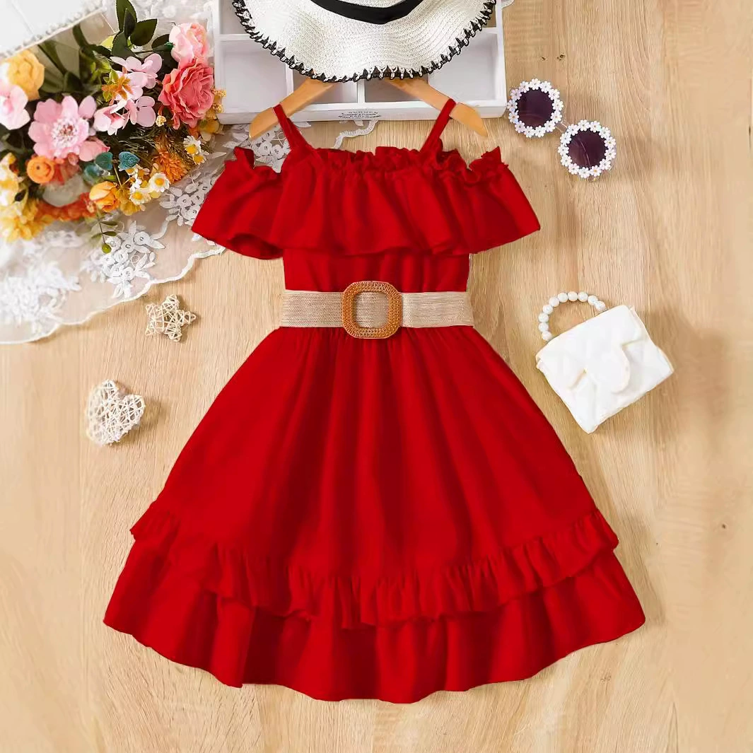 Dress, for import, french style, 3-10 years, high-quality style, wholesale