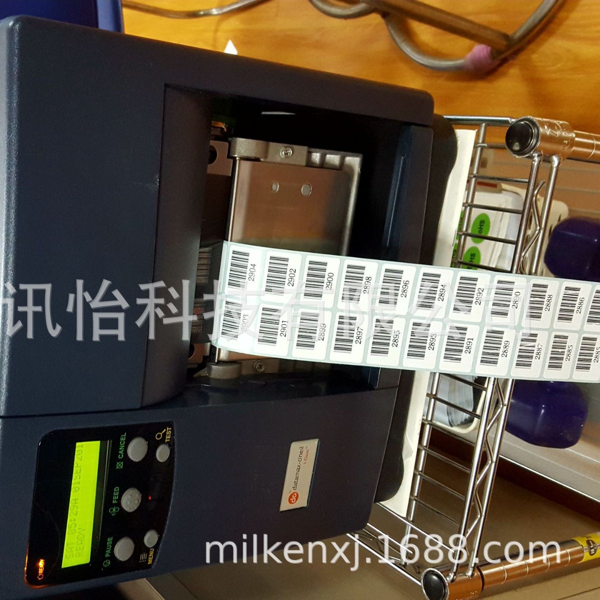 苏州电子称用PDF417二维条码标签32*22*10K-honeywell-i4604适用