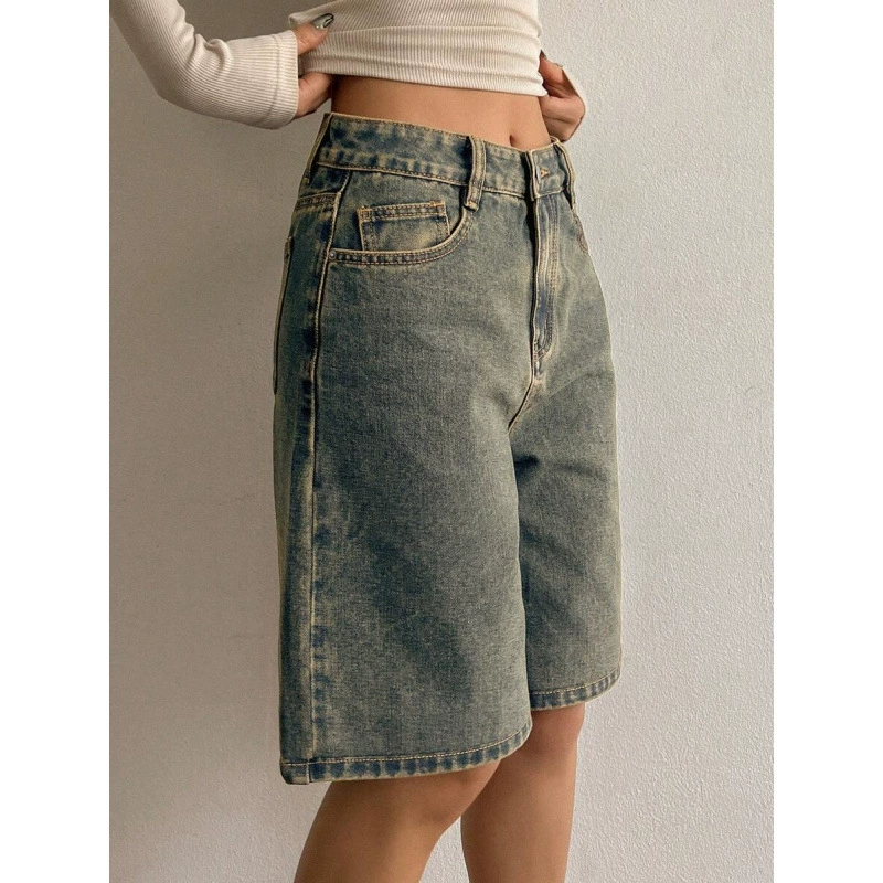 (跨境贸易) денимная юбка, шорты, oversize