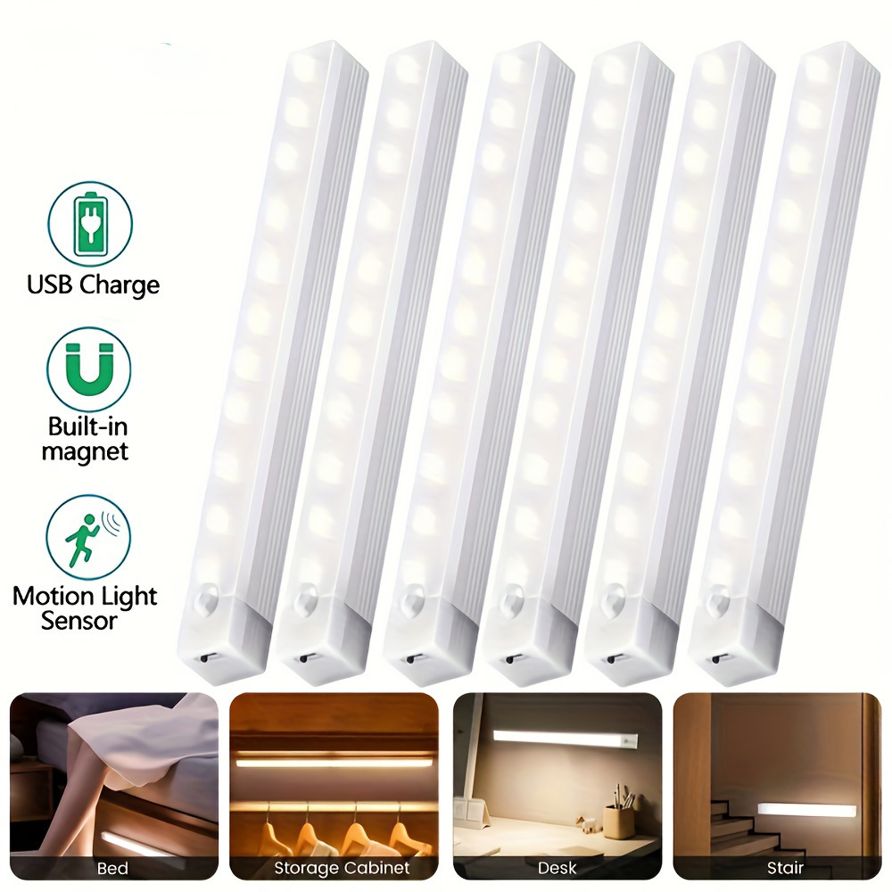 LED smart human body induction magnetic long strip long wireless…