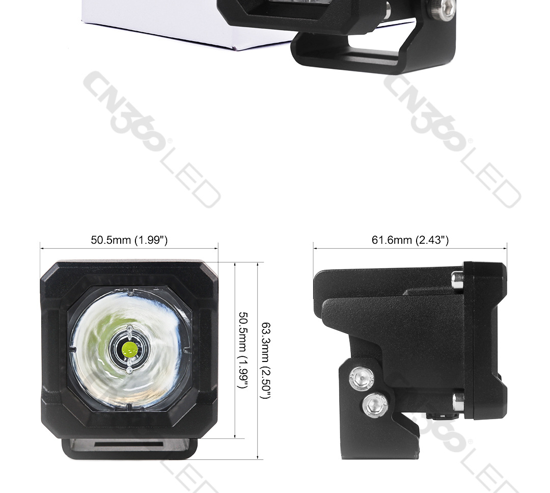Cn360 3050 Model 2-Inch 25W High-Brightness Led Car Work Light Off-Road Vehicle Modified Auxiliary Lighting Searchlight