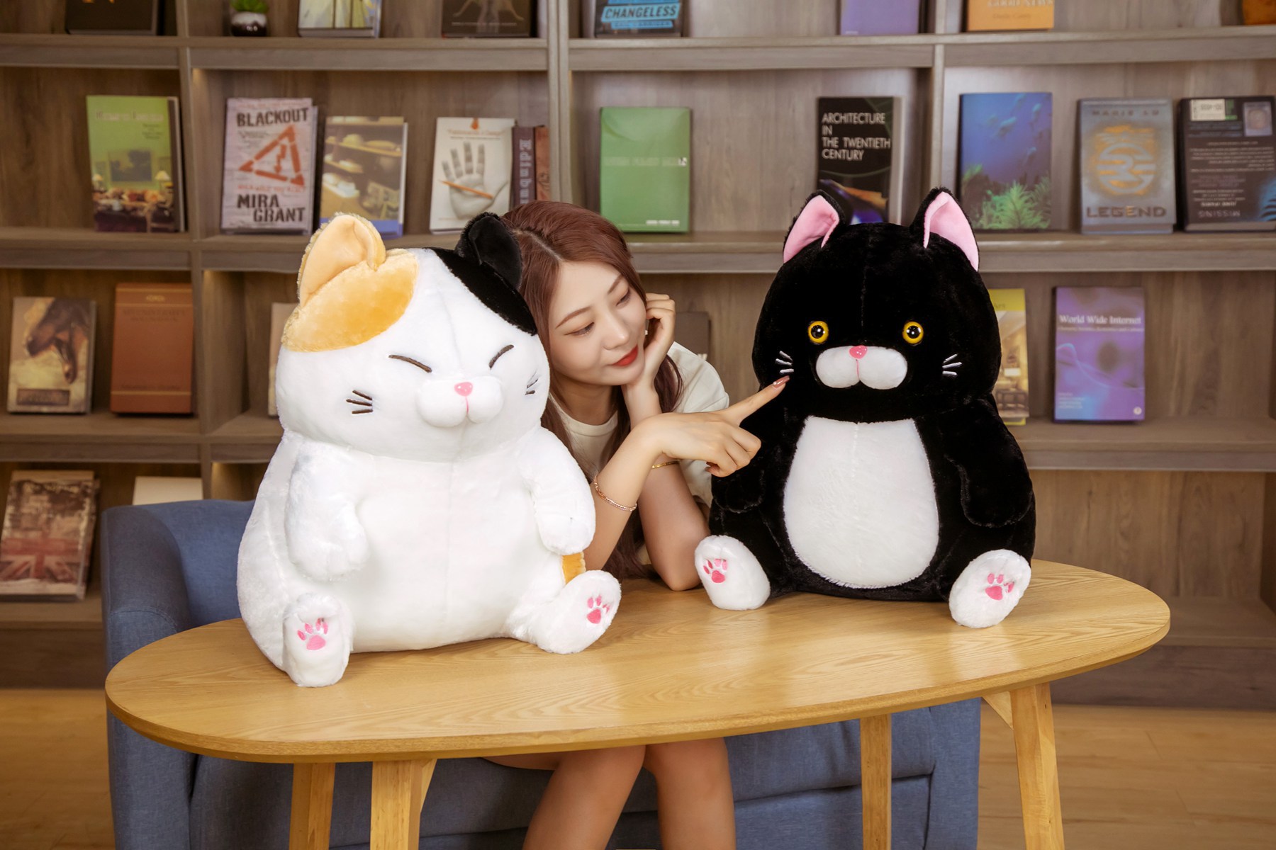 Bearded Cat Plush Toy