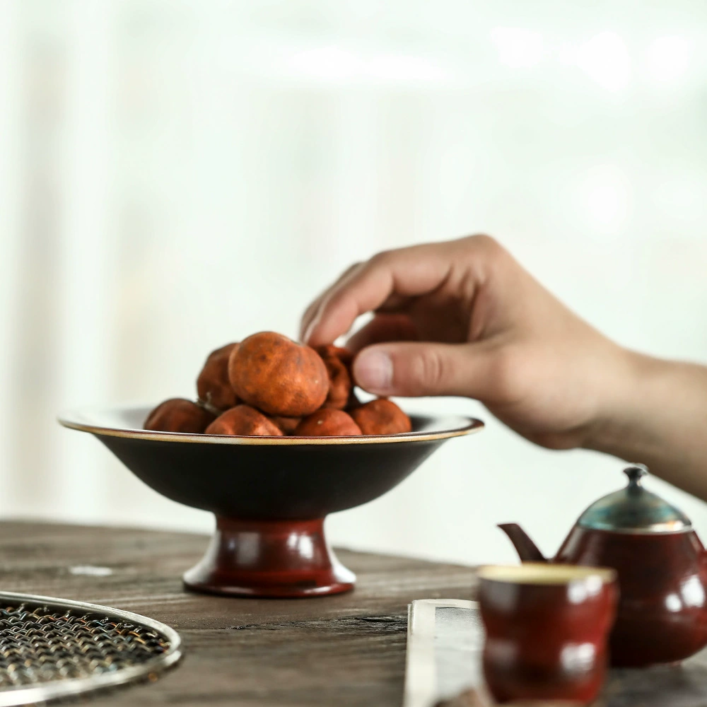 晴先生 Jingdezhen антикварная чистая ручной работы керамическая тарелка для закусок изящная конфессия маленькая фруктовая тарелка декоративное изделие