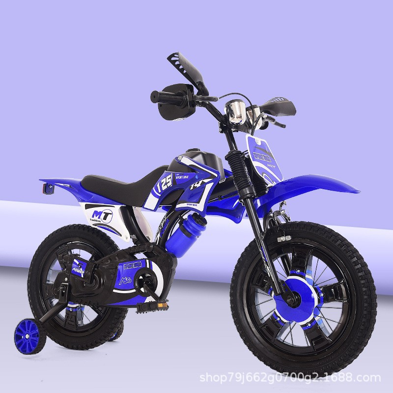 Bicicletas para niños de 2 - 5 años de edad, niños y niñas con ruedas auxiliares, bicicletas de juguete para niños