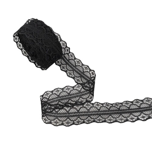 3cm no-stretch lace edge, clothing accessories bow lace edge, curtain lace edge, direct factory supply, 10 meters per roll