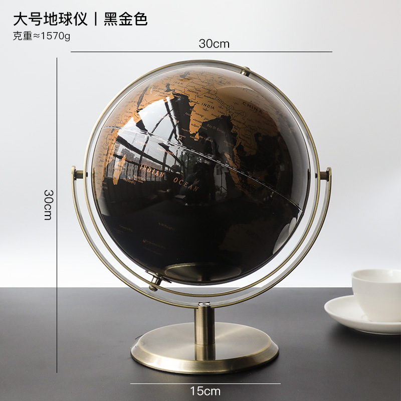 創意的な透明な地球儀の置物は軽くて豪華で高級な客間のテレビの棚の事務室のデスクトップの書斎の家庭の装飾品です。|undefined