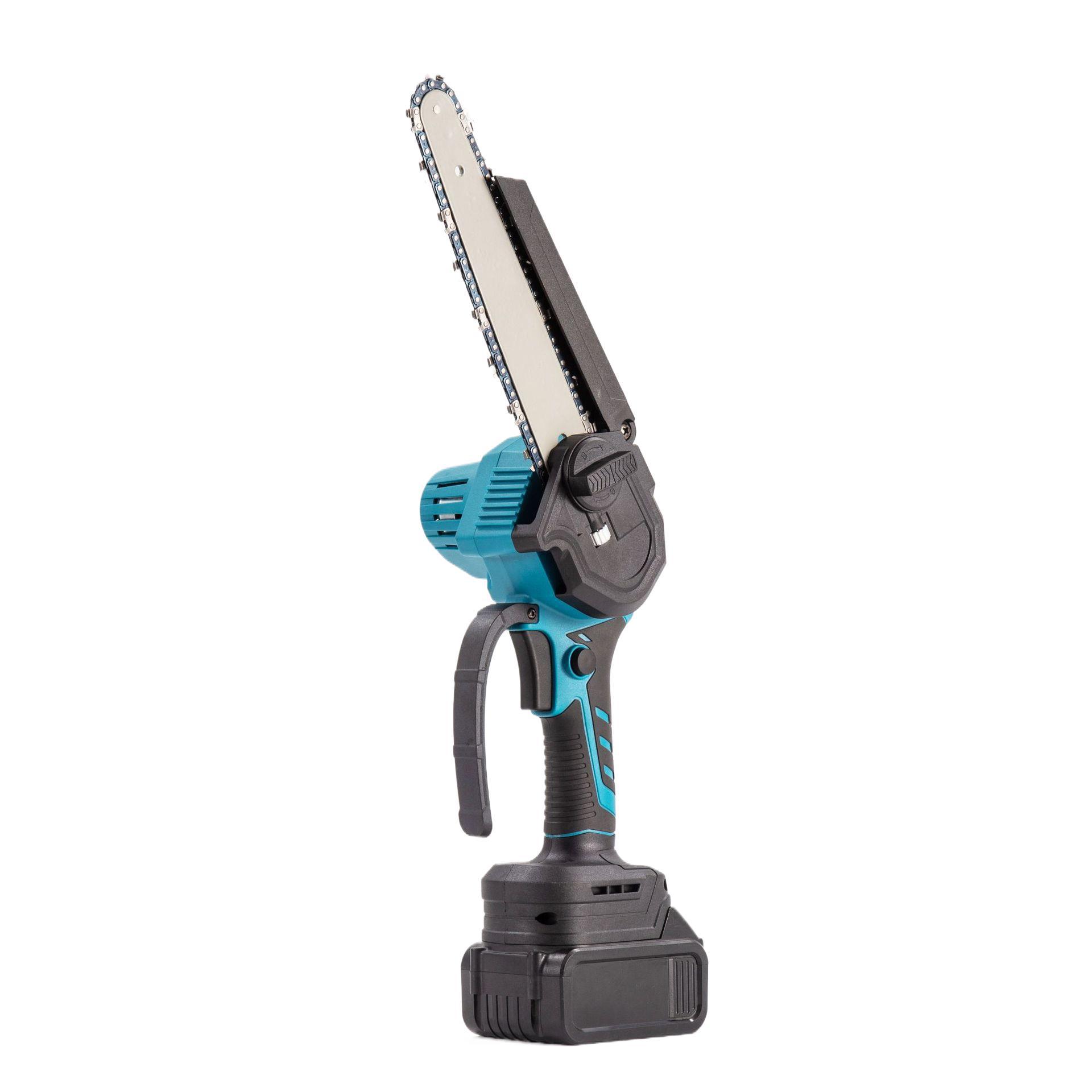 迷你电链锯6寸 园艺木工电链锯手链锯锂电电链锯手持链锯电锯