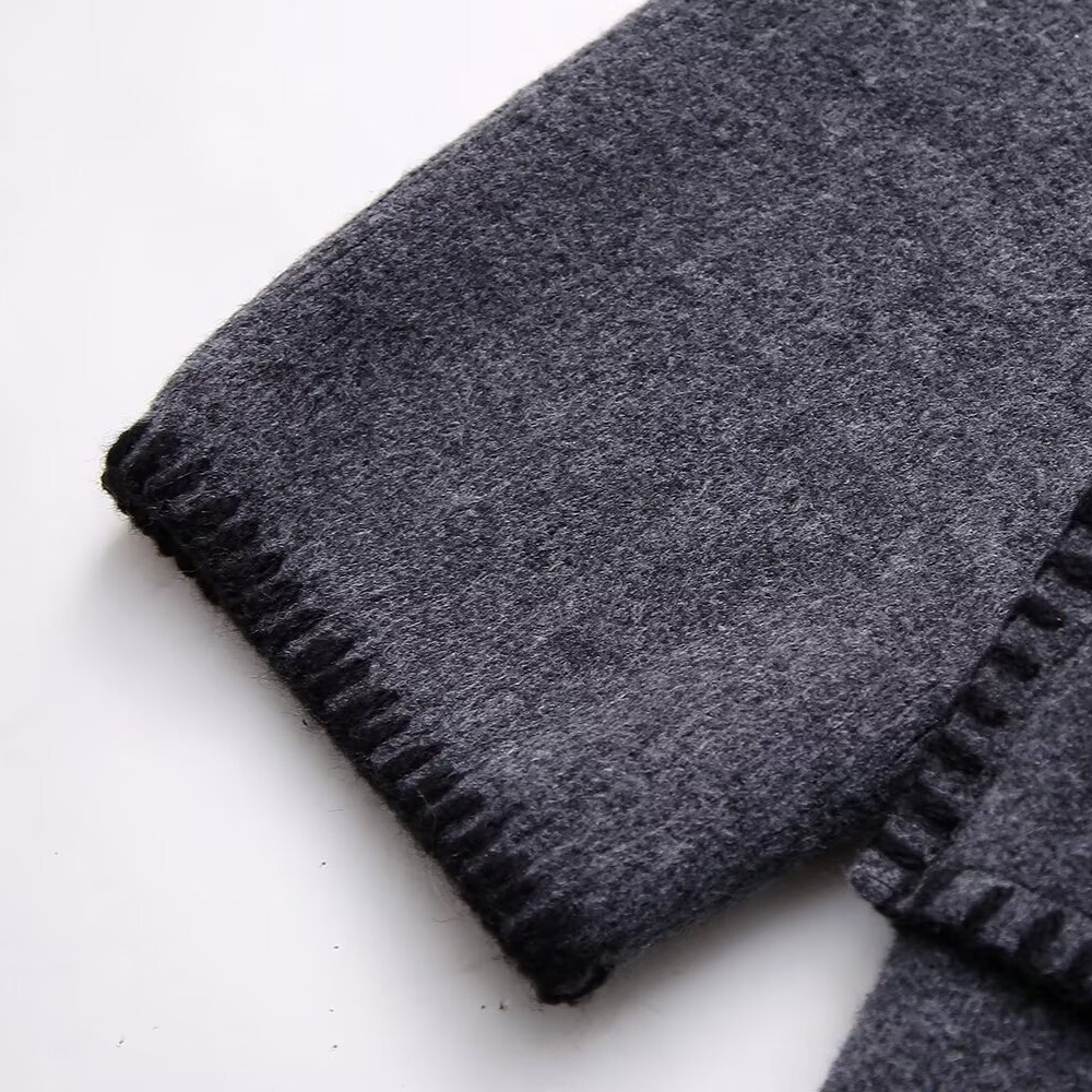 Pull en tricot décontracté à coutures contrastées pour femmes, nouvelle collection automne_voghion.com