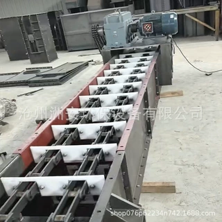 定制双链条刮板机粮食水泥粉尘刮板输送机链条式输送机