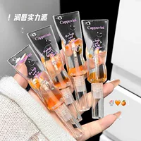 Cappuvini Smiling Прозрачное масло для губ Полирующее эссенционное масло для губ, меняющее цвет, смягчающее уход за губами Доступное студенческое масло для губ