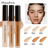 Maxfine Concealer Liquid Осветляющий консилер Liquid Facial Contouring Осветляющий трехмерный консилер для лица, маскирующий пятна