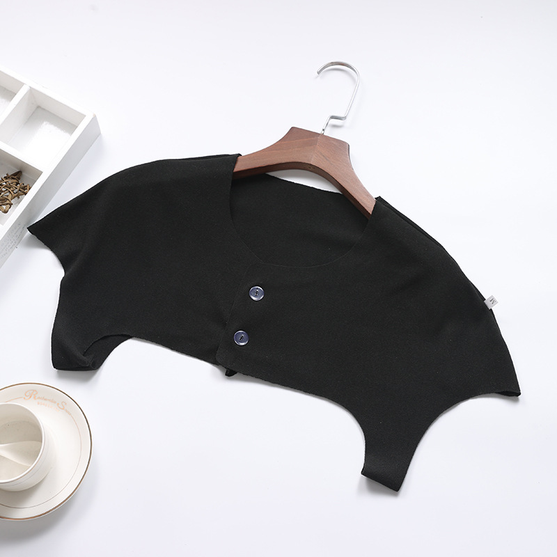 Furde Shoulder Cover for Men and Women, Spring and Summer Air Conditioning Warm Sleeping Anti-Cold Shoulder Periphery for Middle-Aged and Elderly, Thin and Thick Cervical Scarf Cardigan