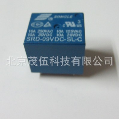 SRD-09VDC-SL-C  松乐 继电器 9VDC 1组转换