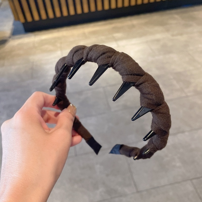 复古海绵高颅顶宽边发箍女2025新款日常外戴头箍高级感压发卡头饰|undefined