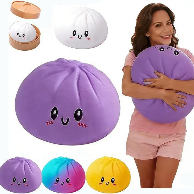 In-Stock Cross-Border Oversized Realistic Bun Squishy Toy Stress Relief Slow Rebound Prank Toy Steamer In-Stock Cross-Border Oversized Realistic Bun Squishy Toy Stress Relief Slow Rebound Prank Toy Steamer