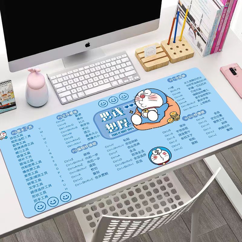 オフィスショートカットキーインターネット有名人マウスパッド特大新しいコンピュータノートブック女の子学習テーブルキーボードパッド|undefined