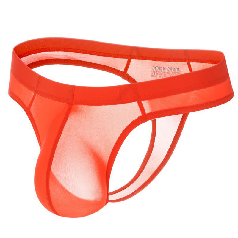 Ice Silk Ultra-thin Semi-transparent Sexy Men's Briefs Bikini T-string Thong Fun And Pleasure_voghion.com