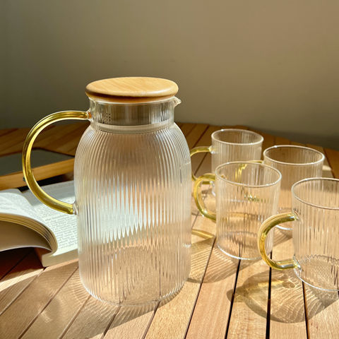 高硼硅耐熱玻璃涼水壺果汁壺