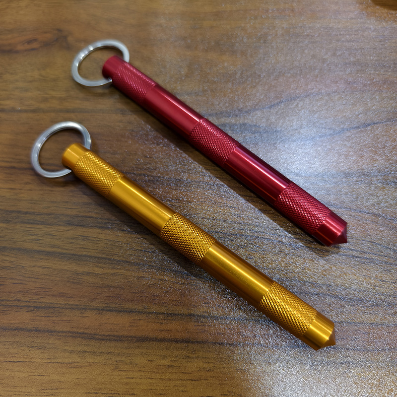 户外女暗器防身酷棍自卫打架防身袖珍短棍战术笔救生掌棍防狼棒