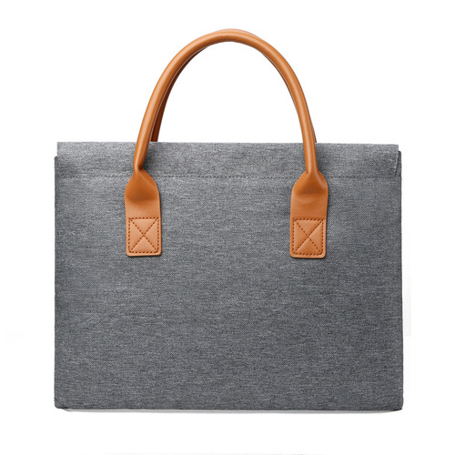 ASUS Lenovo leather portable briefcase cross-border Oxford cloth notebook liner computer bag custom printed logo