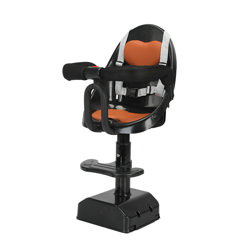 Child seat front baby seat electric car tram children can rotate baby safety seat can be raised and lowered