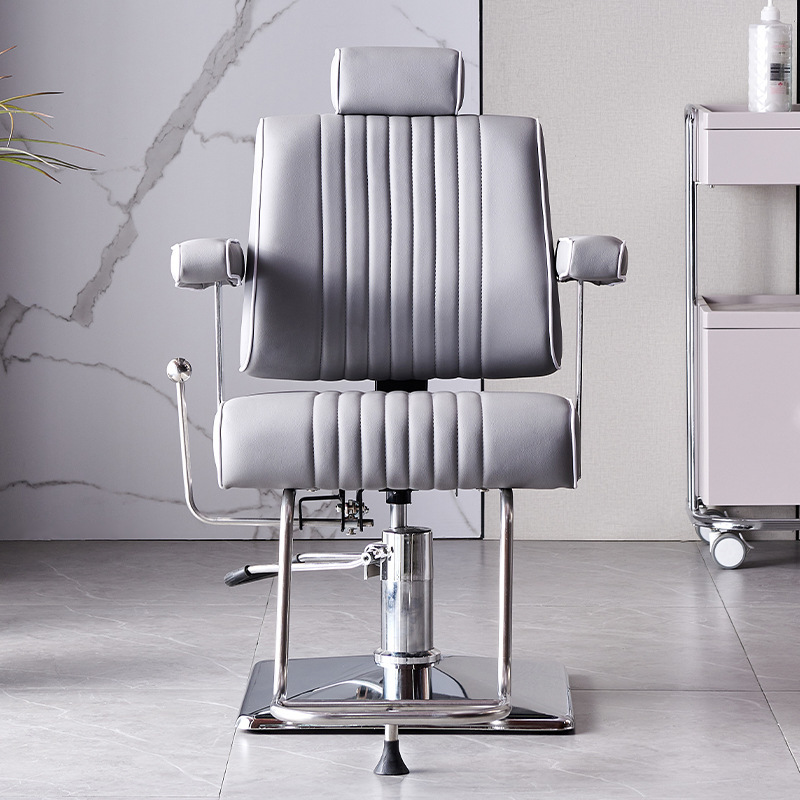 Sillón de peluquería, sillón de salón, sillón de barbero, sillón de corte de pelo, sillón de corte de pelo ajustable y giratorio, sillón para permanente y tinte.
