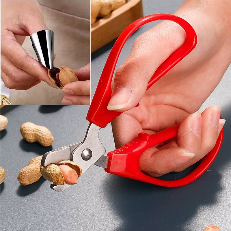 Peanut shell artifact clip peanut shell peeler hand peel peanut seeds remove the shell and pull SJ