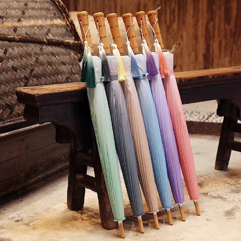 Small Fresh Style 16-Bone Anti-Wind Umbrella ins Korean-Style Macaron Black Glue Sunshade Sunny Umbrella Simple Lady Umbrella for Students Small Fresh Style 16-Bone Anti-Wind Umbrella ins Korean-Style Macaron Black Glue Sunshade Sunny Umbrella Simple Lady Umbrella for Students