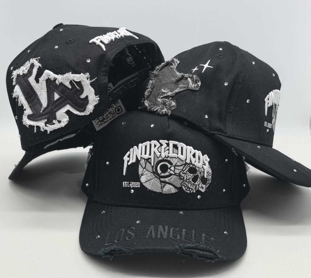 Nuevo Meike Duo Dandy bordado ajustable gorra de boca de pato borde curvo gorra de béisbol con diamantes barba tío