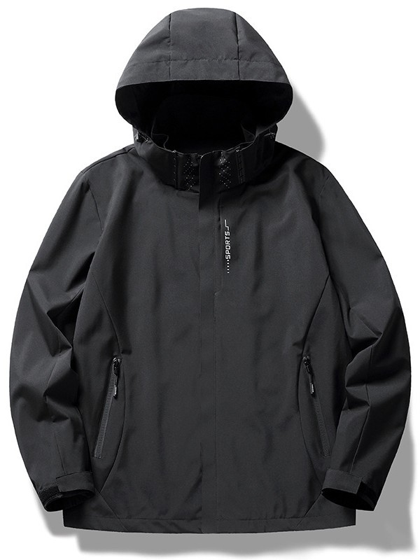 春秋季单层户外冲锋衣男士夹克外套防风防水登山服女一件代发6266