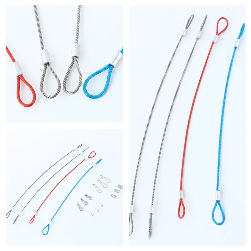 不锈钢钢丝绳 压制铝套纲丝绳 压扁压圆 可按要求订 做 品种齐全