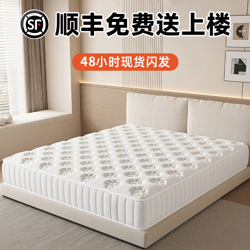 酒店工程公寓民宿乳胶独立弹簧护脊床垫20cm厚席梦思租房专用垫|undefined