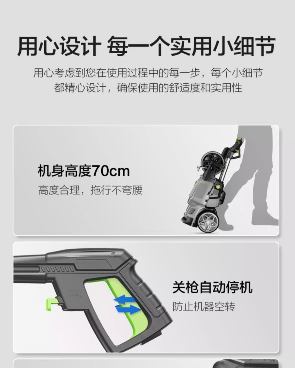 Lutian Garden Cleaning Machine Car Washer High Pressure Water Gun
