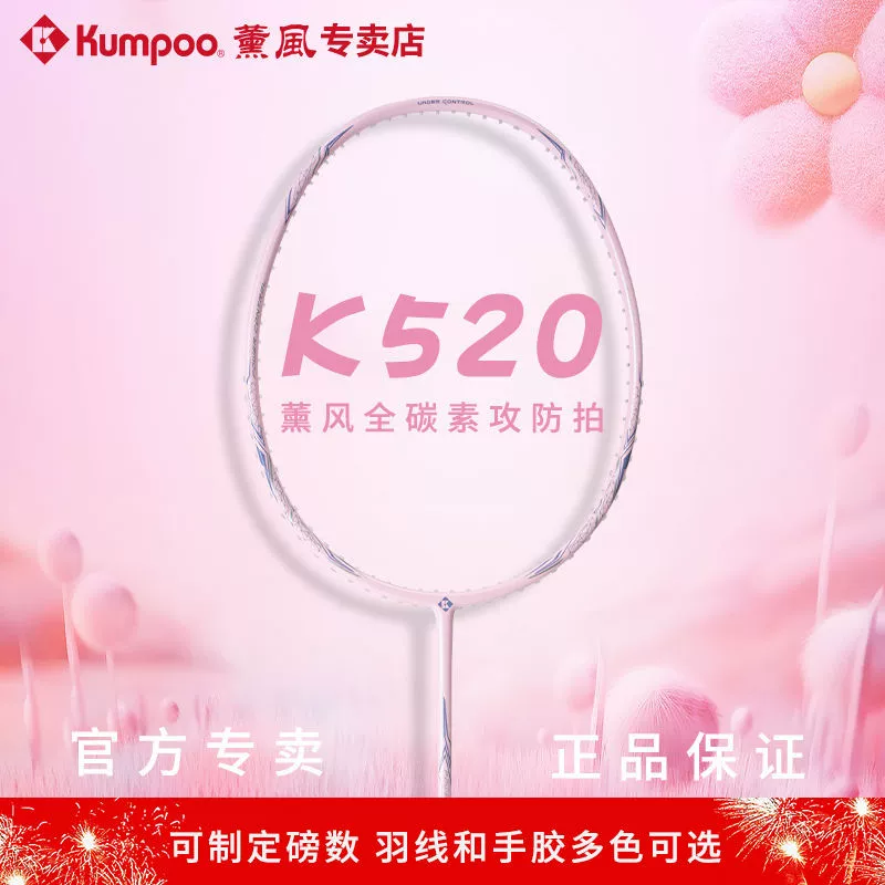 Ракетка для бадминтона с серебряным лезвием K520PRO