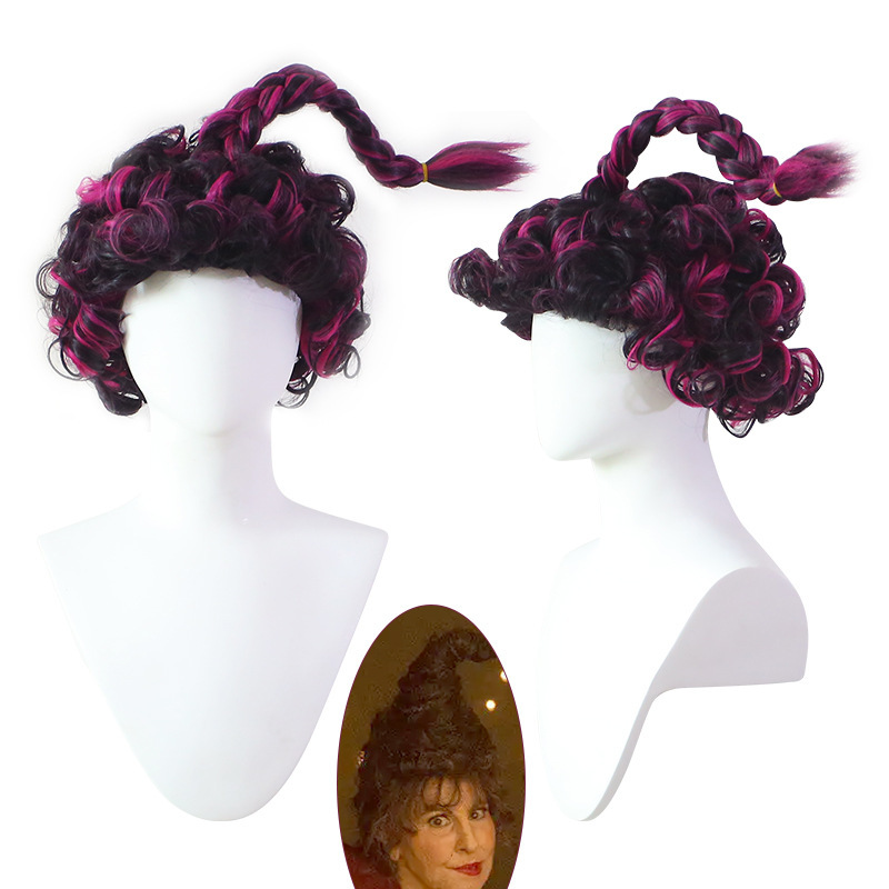 Cardamom New """"The Witch Is Crazy""Hocus Pocus Soaring Braids Character Style Cos Wig