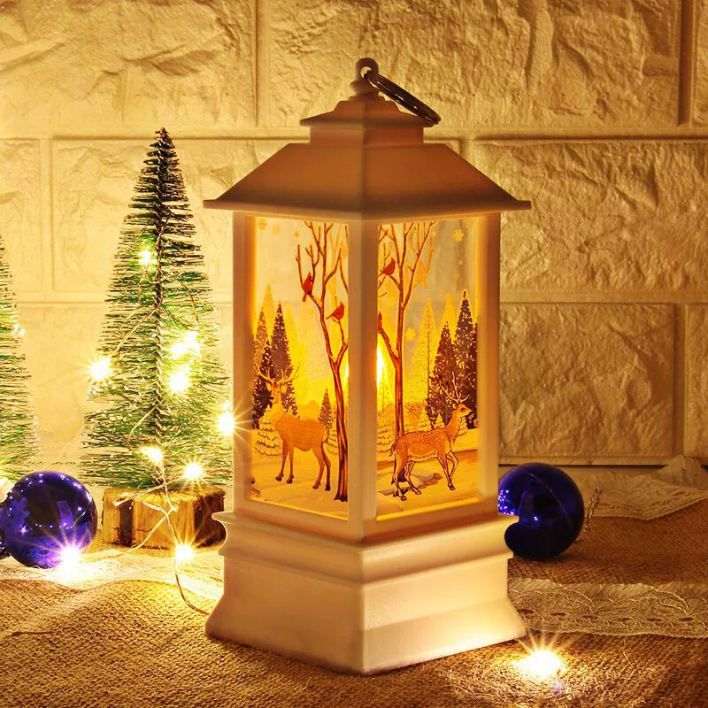 Christmas decorations, table lamp, night light for elderly, table nail decoration