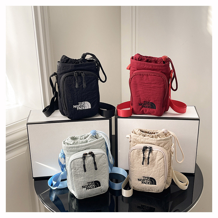 New Outdoor Travel Crossbody Bag, Single-Shoulder Water Bottle Bag, Waterproof Drawstring Mobile Phone Bag, Running Sports Portable Water Cup Bag