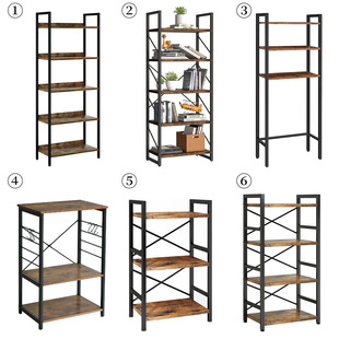 Customized Amazon Storage Rack Display Rack Storage Rack Iron Art Rack Multi-Layer Floor-Standing Bookshelf Sundry Rack Bookcase