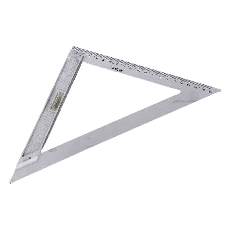 Поставка оптовой qiaohelper треугольник линейка алюминиевый сплав прямой угол треугольник утолщенная алюминиевая основа деревообрабатывающий треугольник линейка