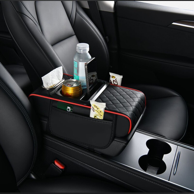 新しい5イン1車用中央アームレストボックス高さ調整パッドウォーターカップホルダーとティッシュペーパーのクロスボーダー専用供給|undefined