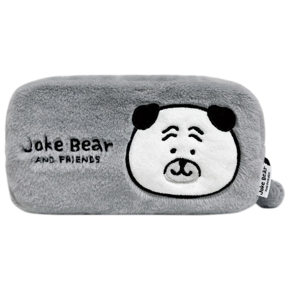 Bolsa de lápices de felpa Pug / Autorización genuina