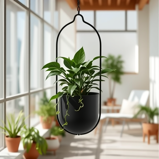Wrought Iron Flower Pot Wall Green Plant Wall Hanging Hanging Orchid Flower Basket Semi-circular Balcony Hanging Basket Green Rose Hanging Flower Pot